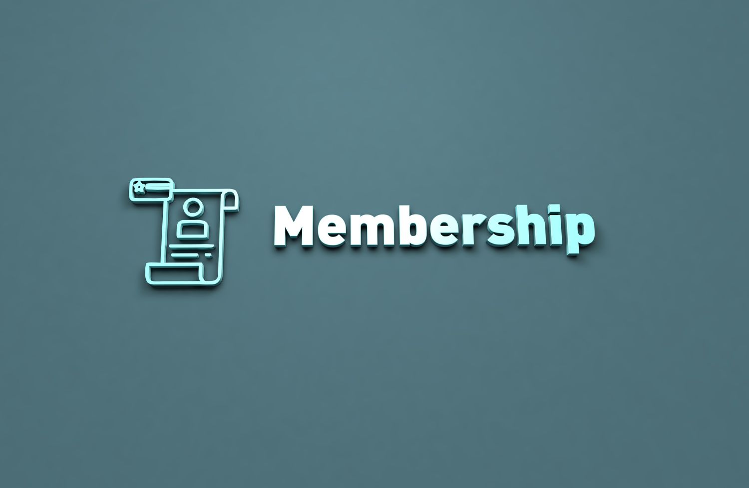 Sfondo verde membersgip